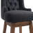 Luthando Swivel Upholstered Counter Stool with Solid Wood Frame-744863285