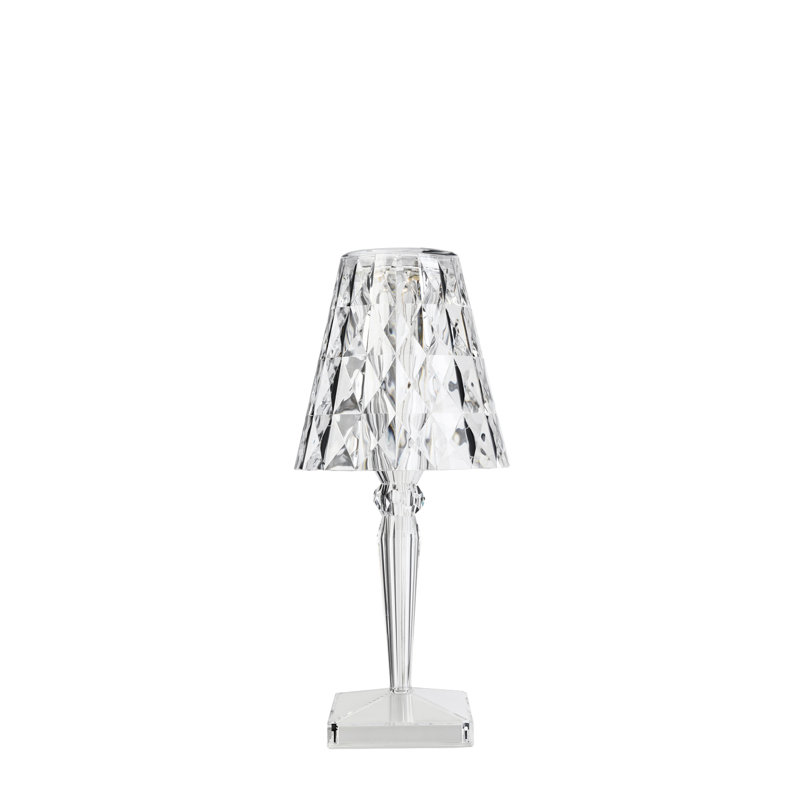 Big LED Table Lamp, Light Blue, Plug In
