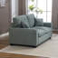2 Seater Linen Blend Sofa Bed-660268140