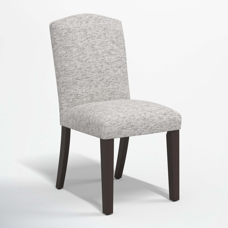 Estrela 20'' H Upholstered Parsons Chair, Milsap Spray Sustain® Tweed, Espresso