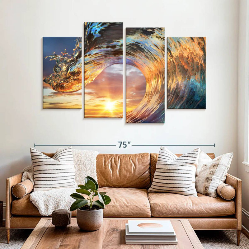 Gillard Curling Ocean Wave, H 42 po x l 68 po