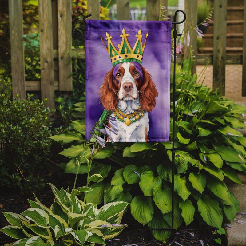 Drapeau de jardin double en polyester H 15,5 po x l 11,25 po