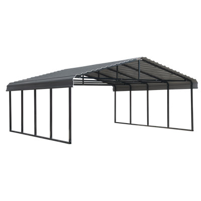 Galvanized Steel Carport, 20X20X7