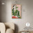 Green Martini Girl Canvas Boho Colorful Wall Art by Art Remedy-104321529-111664723