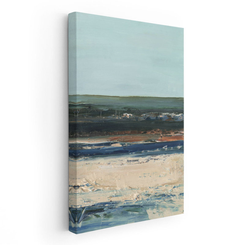 Rich Coastline II - reproduction d'art sur toile, H 18 po x l 12 po