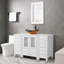 Meuble-lavabo simple 48 po avec plateau Graycelyn-402624794-402624793