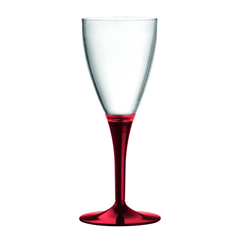 Polycarbonate Wine Glass - 12 Pieces, Garnet