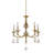 Jakirra 5-Light Traditional Crystal Chandelier -233020219-233020218