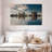 " Detroit Skyline Reflection "-878260870