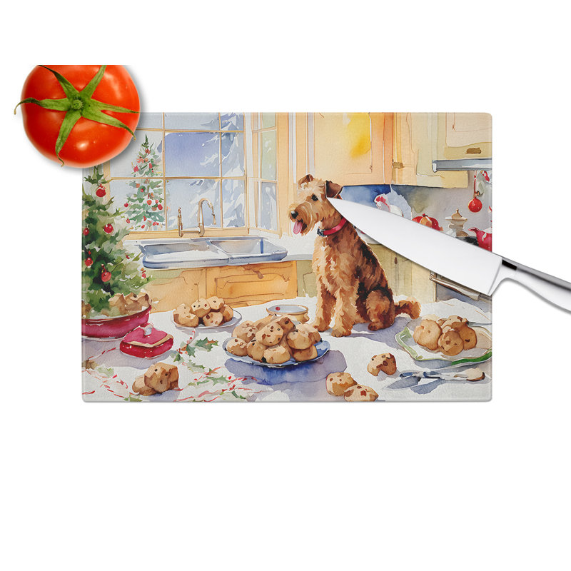 Planche à découper en verre Lakeland Terrier