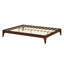 Base de lit plateforme en bois de bambou sec massif avec support en lattes de bois-1277171668