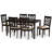 6 - Person Solid Wood Top Four Leg Dining Set-554576945