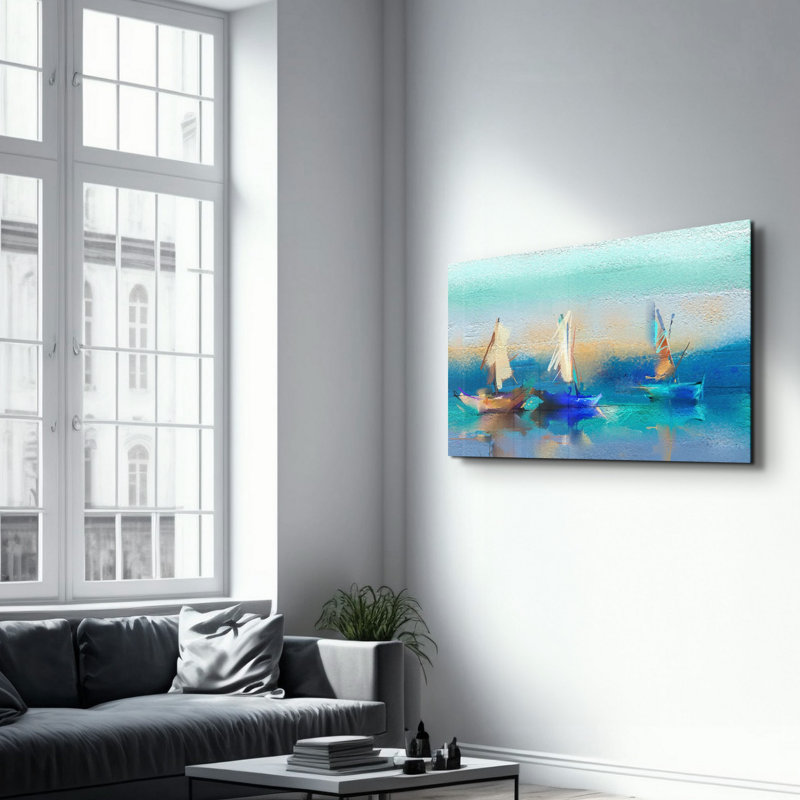 Lekeya Elegant Tempered Glass Wall Art Painting, 13.8 x 21.7 inches | 100% Tempered Glass, Thickness: 0.16 inches | UV Printed for Vibrant Colors | Perfect for Home Decor, Living Room, & Office Spaces