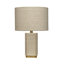 Haisley Raffia Table Lamp with Raffia Shade