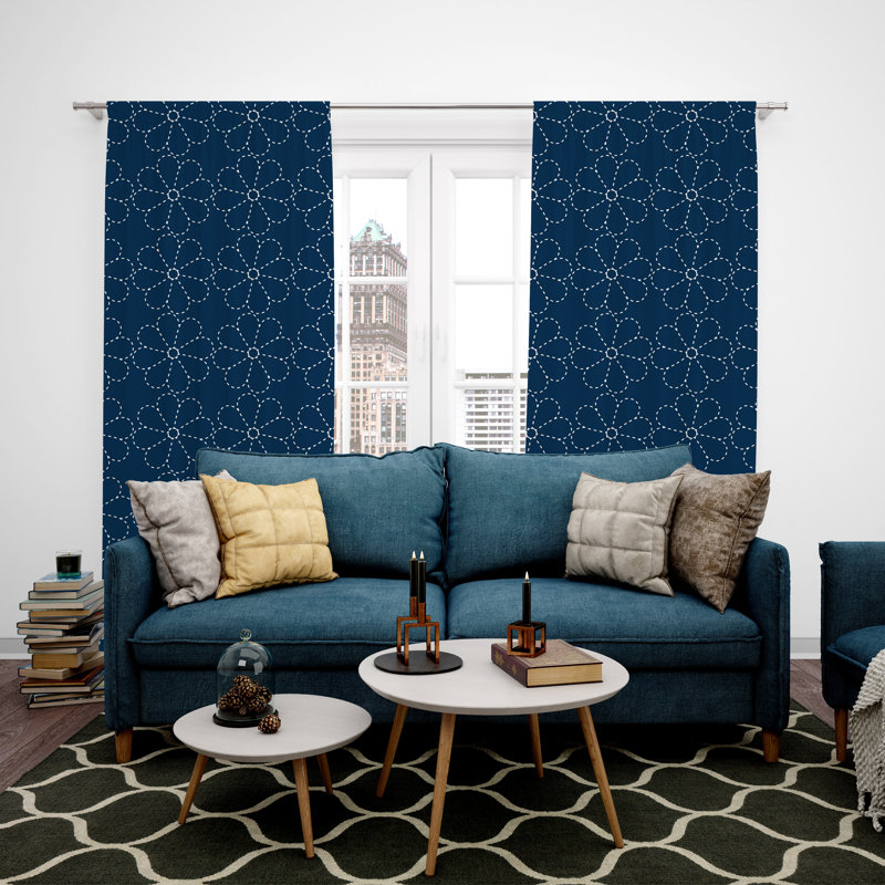 Paire de rideaux obscurcissant Calpine, L 40 po x L 52 po
