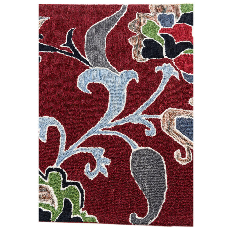 Tapis bordeaux Noell