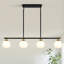 Luminaire suspendu sphérique moderne Mid-Century à 4 lumières de 43,7 po Wilbourn