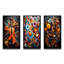 «Opt Art Vibrant Symphony», 3 pièces sur toile-1303108611-1303108637
