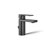 Parallel Single-Handle Bathroom Sink Faucet, Single-Hole Faucet with Pop-Up Drain, 0.5 GPM