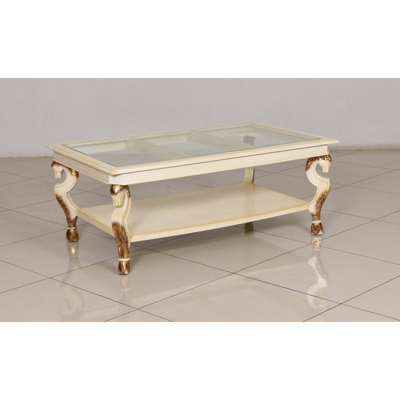 Horse Glass Coffee Table