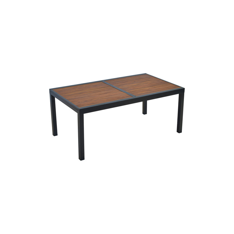 Paxos Rectangular Wood Extendable Outdoor Dining Table , 240cm cm W 100cm cm D