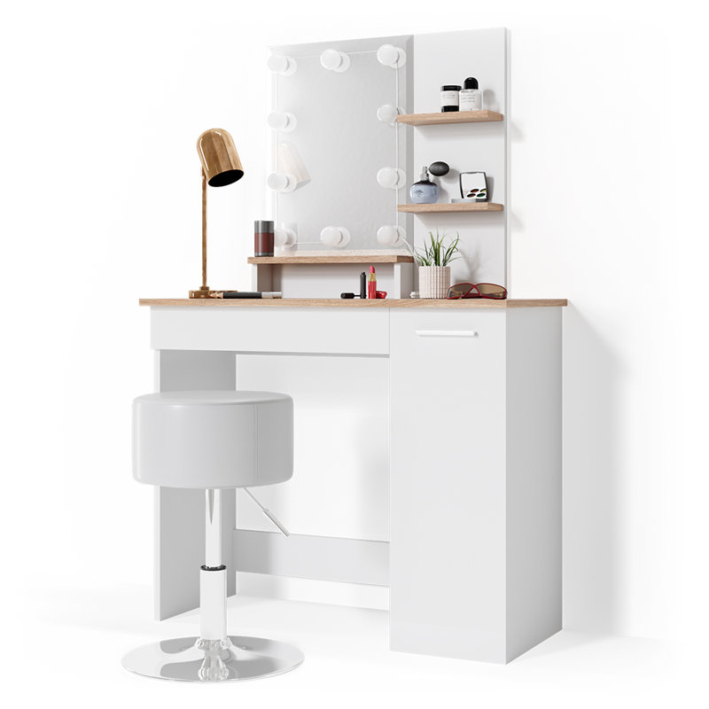 Allis Dressing Table with Mirror