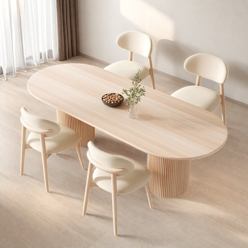 Table et chaise de salle à manger créative et minimaliste, H 29,5 po x L 70,8 po x l 31,4 po