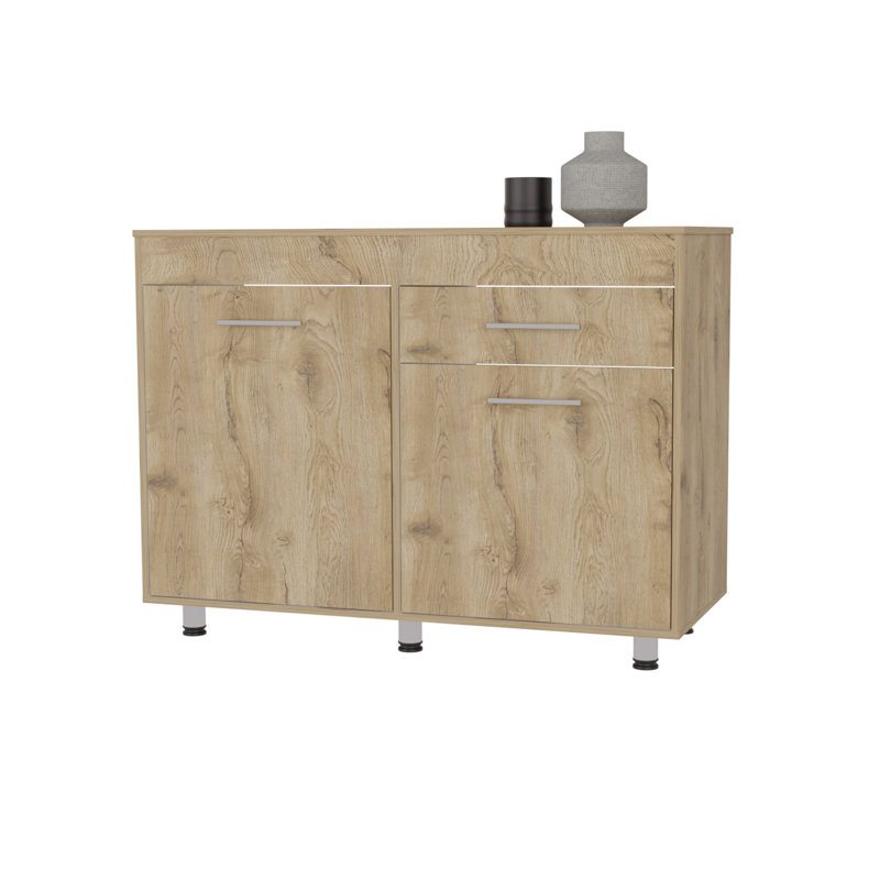 Michaeljay 1 Drawer Server, Natural, 35.6" H x 47.2" W x 20.5" D