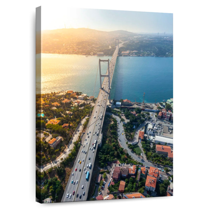 Nicci Istanbul Bosphorus Bridge, 45" H x 30" W