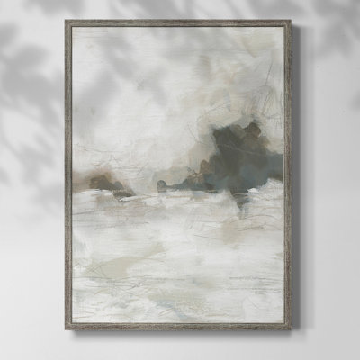 Horizon Break II, reproduction encadrée - bois massif