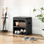 Small Cushion Shoe Bench With Shoe Rack-79062110-77249364
