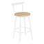 Bar Stools Set Of Round Kitchen Stools With Backrest Metal Frame Footrest Counter Stool 150 Kg Load Capacity For Bar Kitchen Island Dining Room-2027129625-2040650189