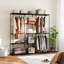 HOMCOM Portable Wardrobe Open Wardrobe 182 x 43 x 185cm Black