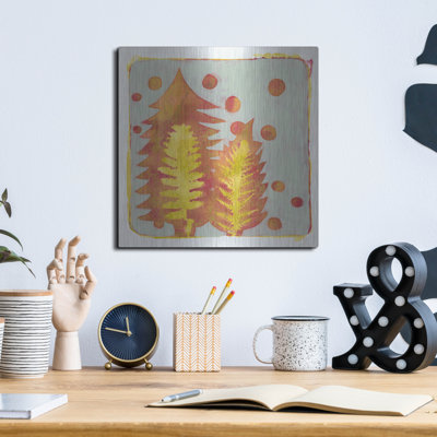 Luxe Metal Art 'Warm Xmas' By Maria Pietri, Metal " Warm Xmas " by Maria Pietri