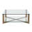 XAVIER COFFEE TABLE - SQUARE - ANTIQUE BRASS - Gold