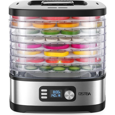 8‑Tray Food Dehydrator, 72H Timer & 158℉ Temp Control, BPA‑Free