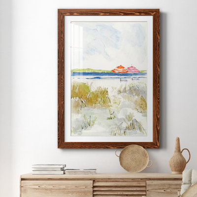 " Sketchy Beach II " Painting Print