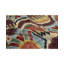 Ikat-Abad Wool Ikat Area Rug in Brown/Rust/Blue