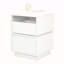 Rotatable Nightstand End Table, Bedside Table With 2 Drawers, 2 Drawer Dresser For Bedroom, Closet, Entryway, College Dorm-802782279