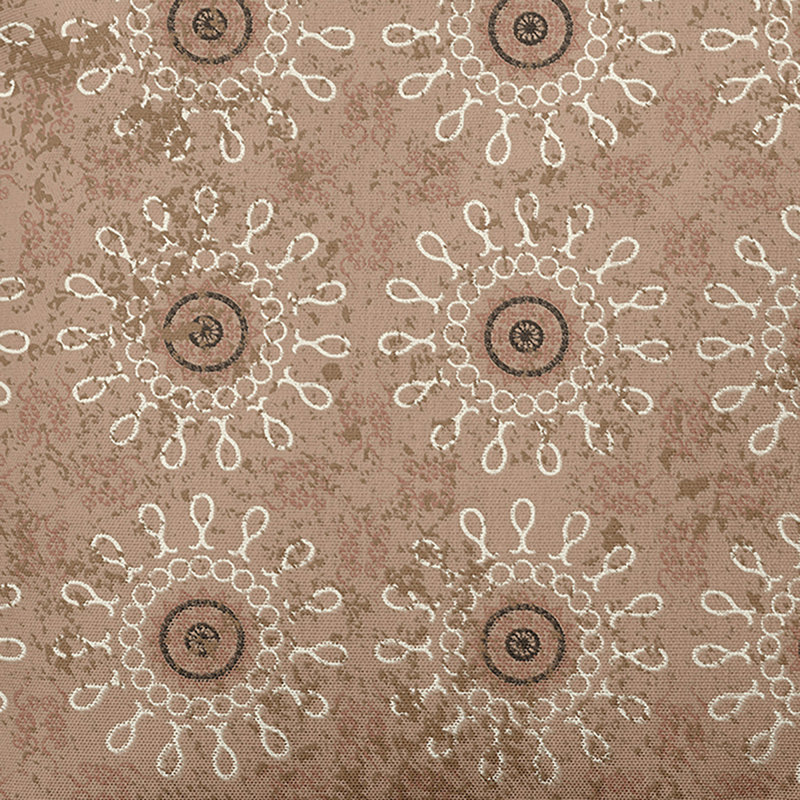 Oreiller carré HH Revival, 16 po x 16 po, Taupe