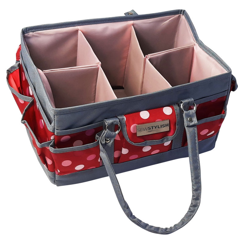 17 Stories Fabric Storage Bag, Red