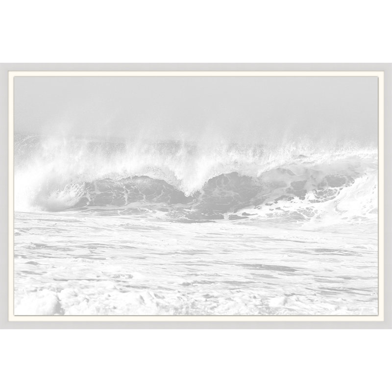 Breaking Waves 1 ', reproduction d'art graphique encadrée