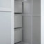 Full Size Loft Bed With Wardrobe,Desk And Shelves-1476824703