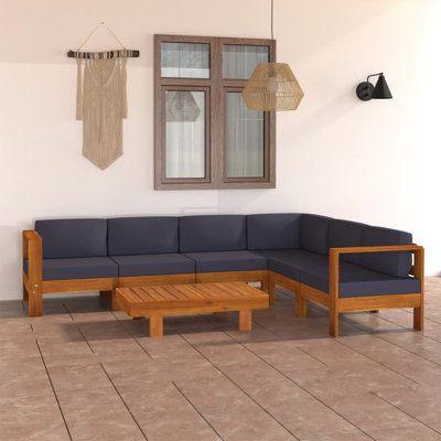 Ensemble de patio avec coussins Nordista