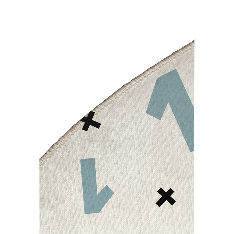 Tapis de jeu pour enfants Numéros, Blanc / rose / or / bleu