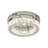 Letitia LED Round Chrome Chandelier Flush Mount