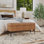 Banc de rangement rembourré Ameelya