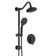 Complete Rainfall Shower System With Rough In-Valve And Slide Bar