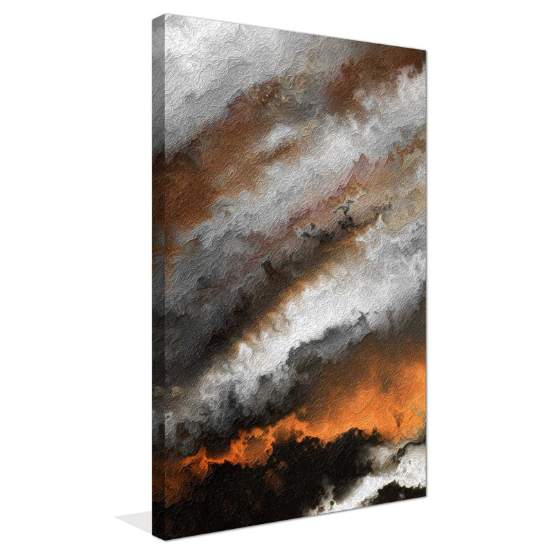 «Fire In My Heart, Jeremiah 20: 9» par Mark Lawrence, reproduction d'art, Toile tendue, H 48 po x l 28 po x P 1,5 po