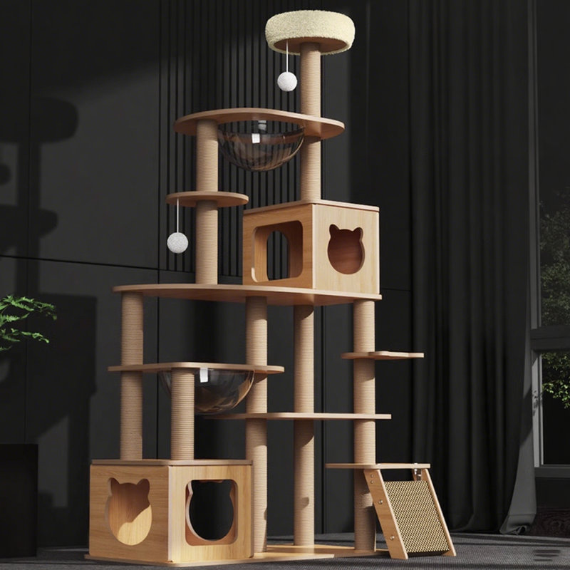 10 Tiers Cat Tree with Condons,Perch,Scratching Posts